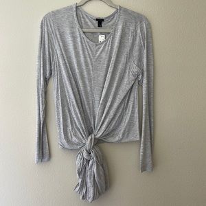 J. Crew tie waist top